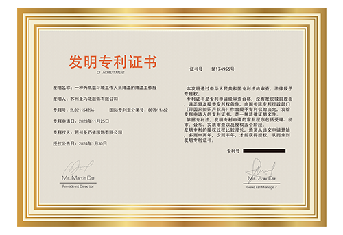 Certificato di brevetto per invenzione