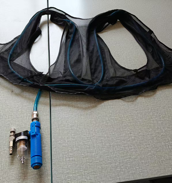 Giubbotto di raffreddamento a tubo Vortex Senjoy con compressore d'aria per metallurgia, forgiatura, cantiere navale, saldatura, fabbrica di caldaie a petrolio, sabbiatura