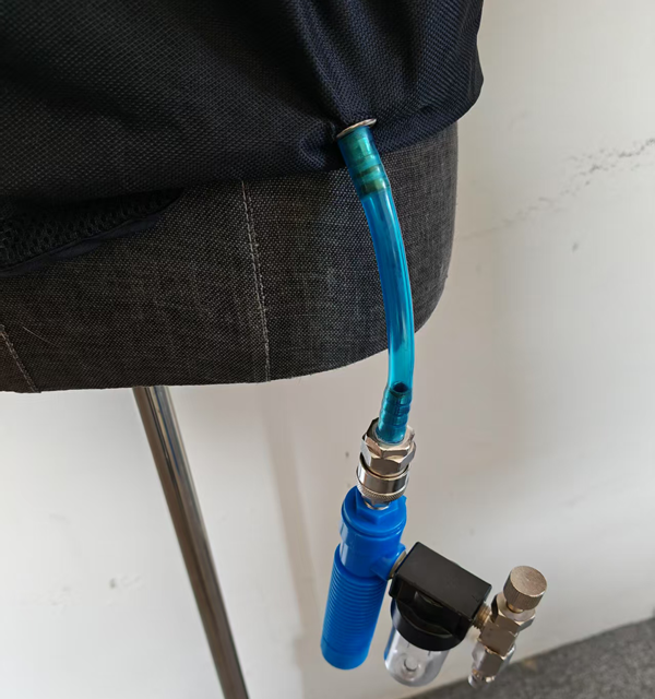 Giubbotto di raffreddamento a tubo Vortex Senjoy con compressore d'aria per metallurgia, forgiatura, cantiere navale, saldatura, fabbrica di caldaie a petrolio, sabbiatura