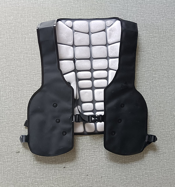 Gilet rinfrescante regolabile e riutilizzabile Senjoy con PCM, design resistente al calore per il comfort nelle giornate calde