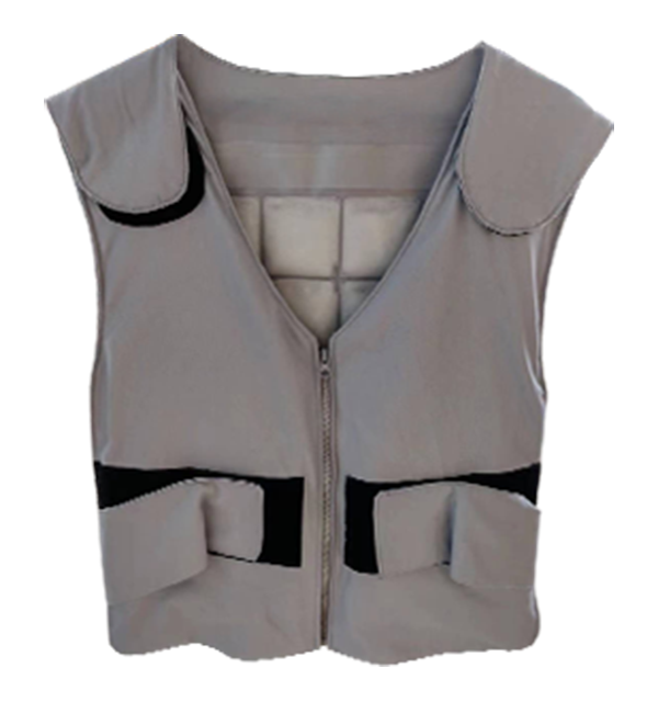 Gilet rinfrescante Senjoy per uomo e donna con 2 confezioni PCM che fornisce una temperatura costante di 65 °F per 3-4 ore